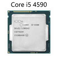 Processeur Intel Core i5 4590 4ème génération, CPU d'origine reconditionné, grade A, testé, 3,3 GHz, LGA1150, pour ordinateur de bureau