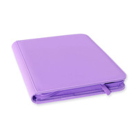 Reliure pour cartes à collectionner personnalisée en usine, résistante aux rayures, 9 pochettes avec fermeture éclair sécurisée pour la protection des cartes à collectionner