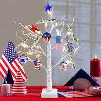 Lámpara LED de Árbol de Abedul Artificial de 2 Pies, Luz Cálida de Hadas, Árbol de Luz Decorativo de Plástico Negro para el Día de San Valentín, Decoración para el Hogar y Fiestas