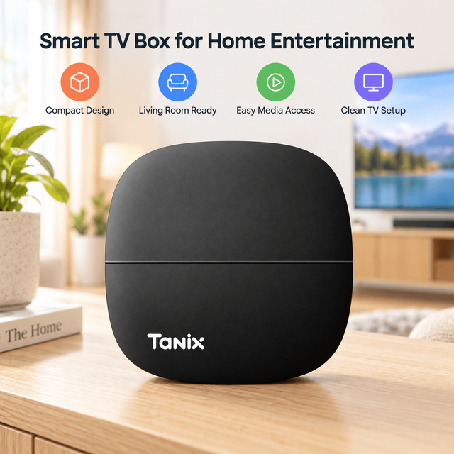 A3 Android 15 TV Box Hi3798MV150 Cortex A55 RAM Options 1G 2G ROM Options 8G 16G 4K 60fps VP9 H265 for Home Media Use
