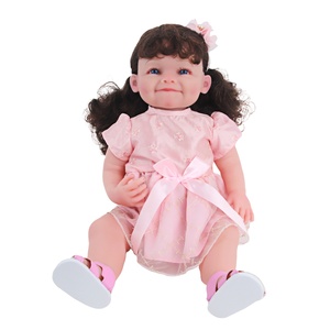 Bambole rinate da 22 pollici graziose morbide in vinile realistiche-bambole per neonati realistiche bambole realistiche per bambine di 3 anni - Product Image 1