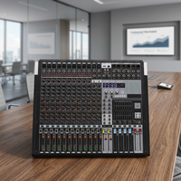 Consola Mezcladora de Audio Profesional X10 de 14/10 Canales, Controlador de DJ con Ecualizador de 4 Bandas, MP3, Bluetooth, Procesador de 99 Efectos, Construcción Metálica