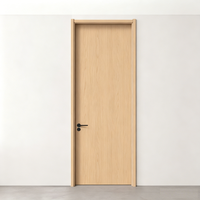Portes en bois haut de gamme, portes en bois écologiques sans formaldéhyde résistantes aux rayures pour chambres à coucher