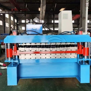 고효율 IBR 루프 시트 686 760 롤 성형기 지붕 패널 제작 기계 내구성 있는 지붕 강철 롤 성형기 - Product Image 3