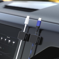 Gestion des câbles de bureau à adhésif puissant, magnétique, facile à ouvrir, organisez les câbles de charge de téléphone, support de câbles, organiseur soigné pour la maison, la voiture