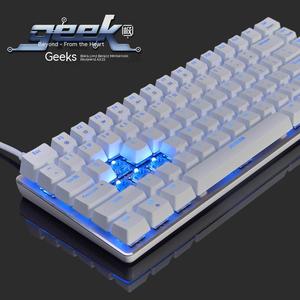 AJAZZ <span class=keywords><strong>AK33</strong></span> Mechanische Gaming-Tastatur 82 Tasten USB Typ-C Hintergrundbeleuchtung RGB Programmierbar für WIN/iOS Vollständig Antistatisch - Product Image 6