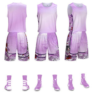 Pantalones Cortos de Baloncesto de Verano, Transpirables, de Secado Rápido, Tallas Grandes, Poliéster, Sublimación, Impresión por Transferencia de Calor, BSCI - Product Image 4