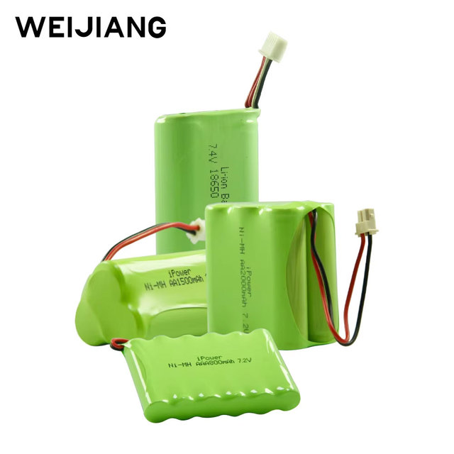 China Battery Factory Customized Wholesale Rechargeable NiMH Batteries1.2V 2.4V 3.6V 4.8V AA AAA C D F SC Nimh Battery Pack