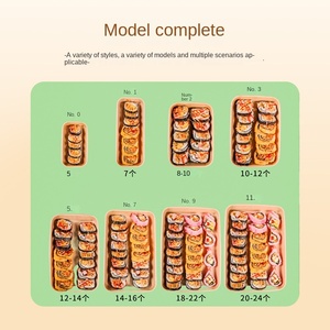 Scatola per Sushi Rettangolare in Carta Kraft Personalizzabile Usa e Getta con Coperchio Rinforzato Ecologica per Uso Commerciale - Product Image 4