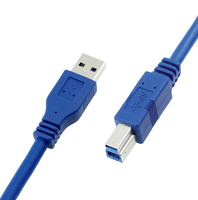 Câble d'imprimante USB, câble d'impression USB 3.0, type A mâle vers B mâle, câble d'extension pour imprimante Canon Epson HP, accessoires informatiques