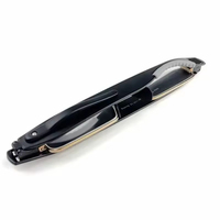 Lunettes de lecture tendance pour presbytes, en résine Tr90, rotation à 360 degrés, pliables, ultra-légères, portables, avec étui en cuir