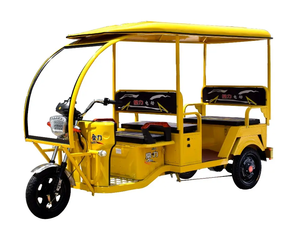 Hot sale passenger tricycle 3 wheel adult electric rickshaw in India