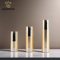 Rechargeable PP AS Airless Pompe Bouteille 15ml 30ml 50ml Capless Design Lotion Parfum Crème Emballage Soins Personnels Cosmétiques