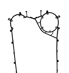 Plaka ısı değiştiriciler için conta parçaları S100B EPDM/NBR