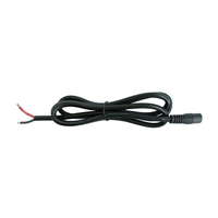 Connecteur mâle/femelle DC 5.5*2.1 5.5*2.5 2 broches vers prise DC à extrémité ouverte prise adaptateur à tête unique avec câble métallique