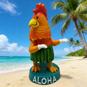 دمية دجاجة هاواي هولا صغيرة للوحة القيادة - Product Image 2