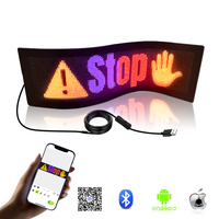 Tablero de señal LED digital personalizado programable USB para desplazar mensajes publicitarios