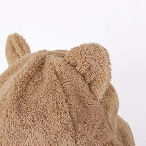 Nuevo Gorro de Pescador para Mujer, Cálido, con Diseño de Oso, para Otoño e Invierno, Gorro de Felpa Grueso para Exteriores - Product Image 5