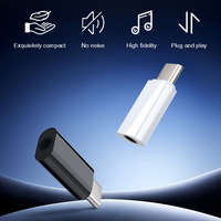 Adaptateur USB-C Type C vers prise casque 3,5 mm (lot de 2) – Prise en charge de l'écoute, des appels et de la télécommande pour iPhone 16/Smartphone/Tablette – ABS