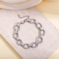 Bracelets à maillons tendance en acier inoxydable, style classique hip-hop punk rock, bracelet de haute qualité, cadeaux
