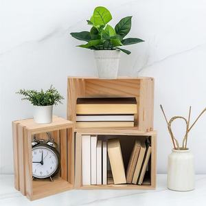 Mini <span class=keywords><strong>caisses</strong></span> en bois rustiques, <span class=keywords><strong>caisses</strong></span> en bois décoratives, boîtes de rangement en bois non finies <span class=keywords><strong>pour</strong></span> bricolage, cuisine, bureau, chambre, placard - Product Image 4