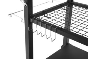 Une <span class=keywords><strong>table</strong></span> mobile de <span class=keywords><strong>four</strong></span> à <span class=keywords><strong>pizza</strong></span> <span class=keywords><strong>pour</strong></span> un chariot de fumeur de BBQ de patio extérieur avec un chariot un chariot de salle à manger de gril extérieur - Product Image 6