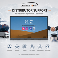 Tableau interactif intelligent OEM ODM de 65, 75 et 86 pouces, écran plat pour les distributeurs, importateurs, revendeurs et projets éducatifs OEM