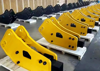 RIBETTER - Fournisseur d'usine - Marteau hydraulique puissant pour excavatrice - Brise-pierre hydraulique avec moteur pour excavatrices de 0,8 à 100 tonnes