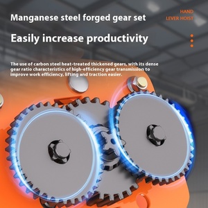 Wholesale Small Steel <strong>Chain</strong> <strong>Block</strong> <strong>G80</strong> Inverted Manual <strong>Chain</strong> Hoist 1 Ton to 10T3M Capacity Hand-Powered - Product Image 2