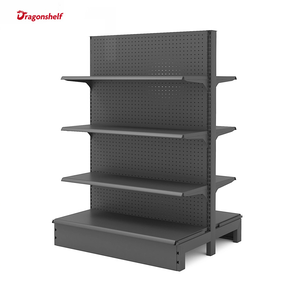 Présentoir métallique double face moderne en gondole pour étagères <span class=keywords><strong>de</strong></span> supermarché avec étagère à <span class=keywords><strong>jouets</strong></span> à la mode pour l'épicerie - Product Image 6