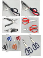Gunting Dapur Multifungsi Stainless Steel, Pemotong Steak, Pancake, Pizza