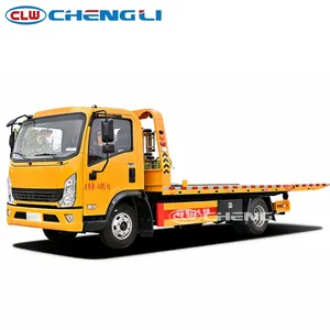 OEM and ODM Factory Direct 4X2 <b>Flatbed</b> 10 Tons Wrecker <b>Truck</b> Heavy Tow <b>Truck</b> with 4.1/4.1m Deck Length for Sale - Product Image 5