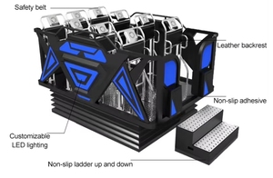Simulador VR de Metal para Interiores con Escenas Reales para Educación en Seguridad sobre Terremotos y Tifones - Equipo para Museos, Aeropuertos, Campus, Escuelas y Guarderías - Product Image 3