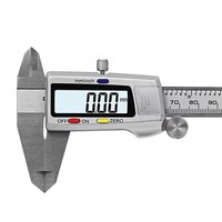 150mm Electronic Digital Metal Caliper 6 Inch Stainless Steel Vernier Caliper Gauge Micrometer Measuring Tool Digital Ruler