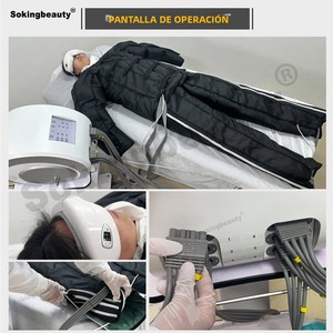 Aparato de Presoterapia de Alta Calidad, Drenaje Linfático, Máquina de Confort para Piernas, Soporte Post-entrenamiento, Rutina de Cuidado Corporal - Product Image 4