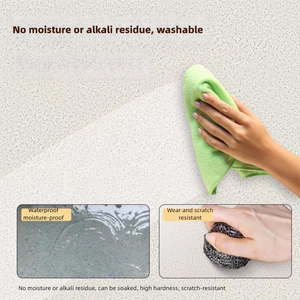 Peinture Murale Effet <span class=keywords><strong>Pierre</strong></span> Mala Colorée Oakhouse Manufacture – Enduit Anti-Rayures Intérieur/Extérieur – Revêtement Mural en Porcelaine Cristalline Texturée Effet Marbre Artistique - Product Image 3