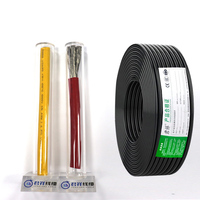 Cable eléctrico aislado RVV 2, 5 mm2, resistente al calor y ignífugo, cobre libre de oxígeno, PVC para cable de alimentación subterráneo