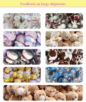 Sac à bandoulière OEM Itabag sac en peluche personnalisé breloque avec fermeture éclair fabricant de cartable en peluche 3d personnalisé sac Ita en peluche Kawaii