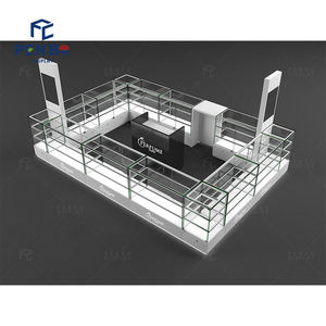향수 가게 인테리어 디자인 백화점 디스플레이 가구 화장품 가게 메이크업 디스플레이 카운터 10x14 향수 키오스크 - Product Image 1
