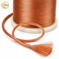 Fil de cuivre toronné émaillé auto-adhésif 2USTC résistant à la fatigue 0,08-0,8 mm 155°C pour câblage interne automobile