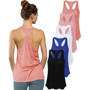 FOXA Women's Racerback Tank <b>Tops</b> 100% Polyester Breathable Active Wear Multi Color Pack - Product Image 1
