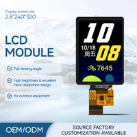 Modul Layar LCD TFT IPS 2,8 Inci dengan Kecerahan 1000 & Disipasi Panas yang Sangat Baik, Layar Luar Ruangan dengan Lampu Latar LED