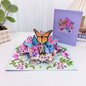 Tarjeta de felicitación para el Día del Maestro, tarjeta estéreo 3D con diseño de mariposa de fantasía, festival de Tanabata, cumpleaños, bendición, Acción de Gracias, regalo creativo - Product Image 4