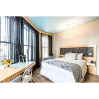 TRYP by Wyndham Appartement d'hôtel sur mesure en bois, hall d'accueil luxueux, mobilier de chambre moderne 5 étoiles, ensemble de meubles d'hôtel