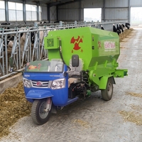 Nouveau Épandeur Électrique Automatique à Trois Roues pour Bovins et Ovins, Haute Productivité, Capacité de 3m, Décharge Bilatérale