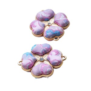 Four Leaf Clover Pendant Zinc Alloy <b>Charms</b> Flower Shape Keychain <b>Bag</b> <b>Charm</b> Necklace Accessory Gift Spring 2026 - Product Image 1