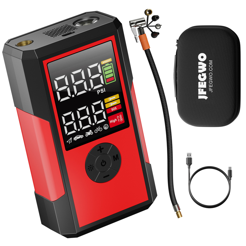 Digital Tire Inflator 150PSI 6000mAh Cordless