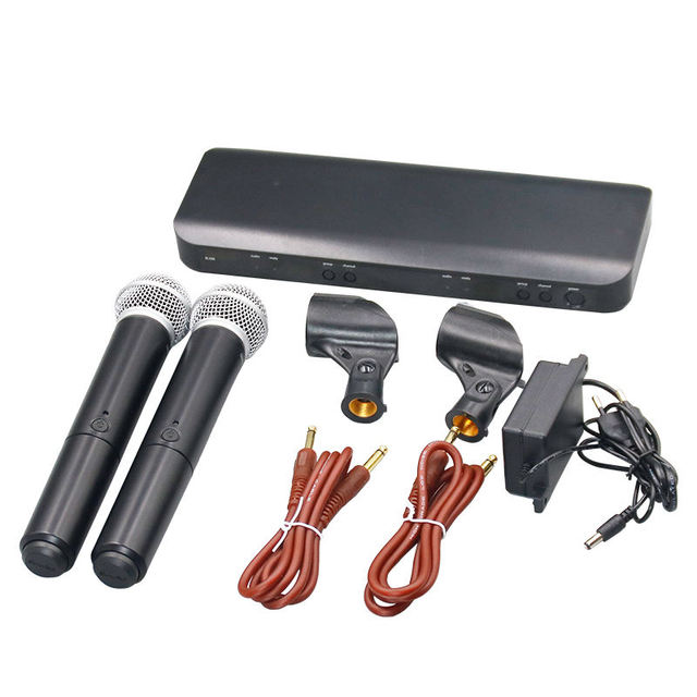 BLX288 Dual Channel Wireless Microphone System with PG58 Handheld Transmitters and BLX88 Receiver for Live Performance Recording