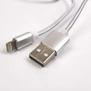 מהיר נייד USB תשלום כבל ניילון צמת