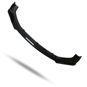 Phổ bóng đen carbon <span class=keywords><strong>front</strong></span> bumper Spoiler môi khuếch tán 3 cái thiết lập cho Honda cho Civic - Product Image 4